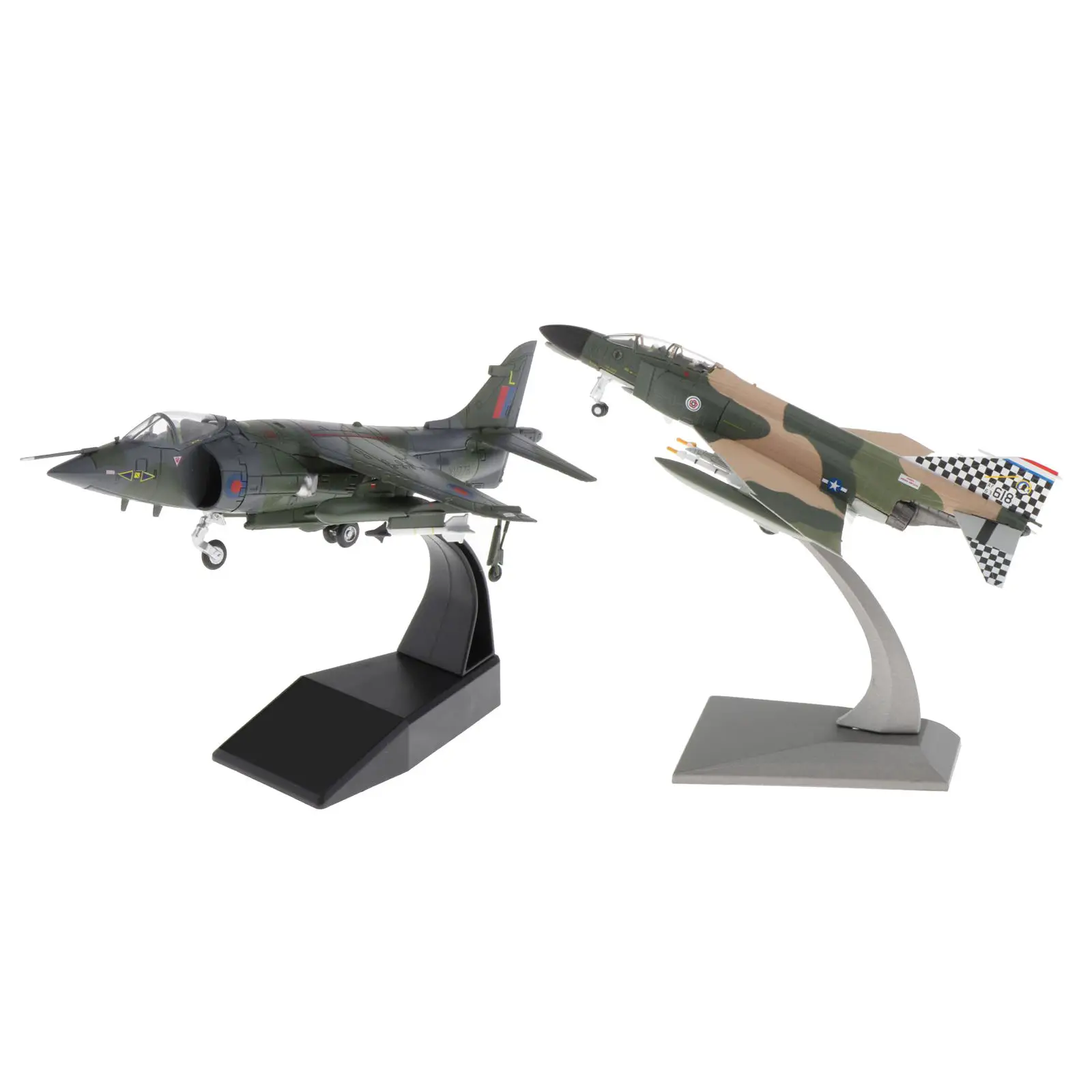 Комплект из 2 предметов 1:100 Масштаб F-4 истребитель & 1/72 Jet модель офисный Декор |