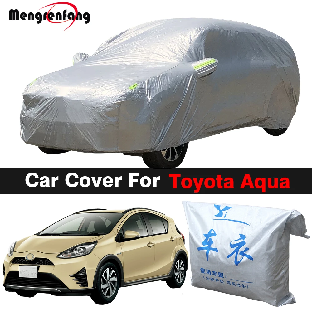 

Автомобильный чехол для Toyota Aqua Auto, уличный солнцезащитный козырек с защитой от УФ-лучей, дождя, снега, пылезащитный чехол