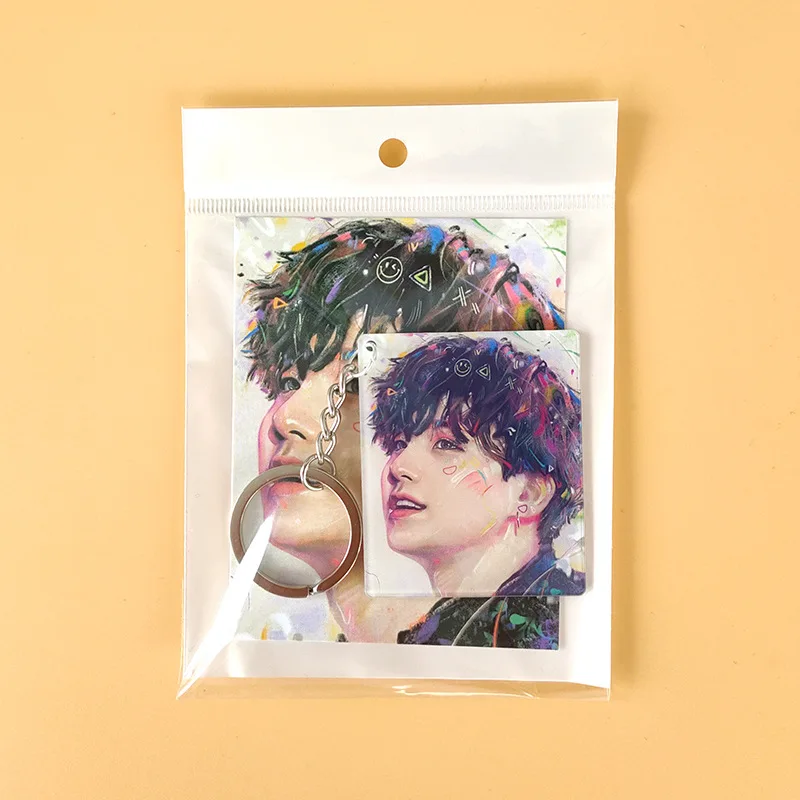 Kpop наклейки плакат для девочек игрушки взрослых мини брелок ключей грузовик