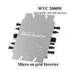 Микро-сетчатый инвертор 2000 Вт для 4 шт * 500 Вт солнечных панелей, входная деталь, 50HZ6 0 Гц водонепроницаемый IP65 Солнечный инвертор