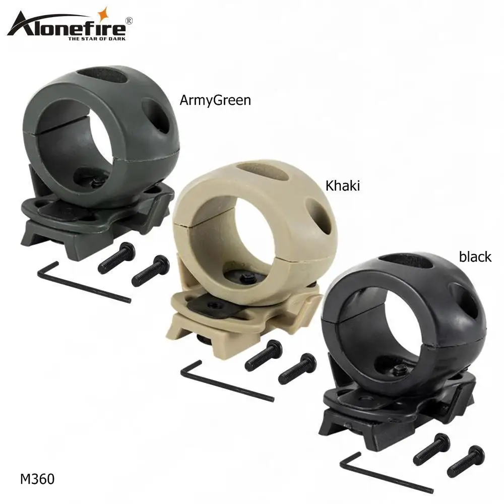 AloneFire M360 Большие размеры держатель тактического фонаря зажим для шлема рельсы