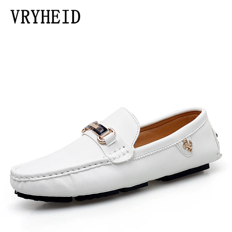 Мужские повседневные кожаные туфли vryпера роскошные брендовые 2020 мужские мягкие