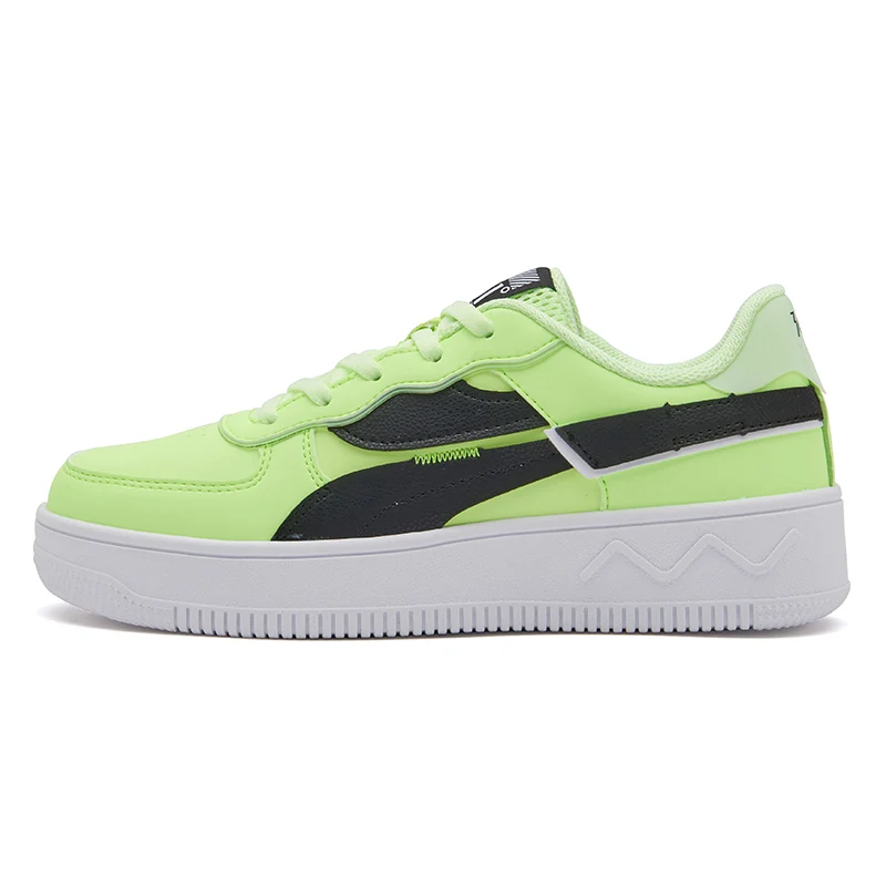 361 women's shoes sports shoes 2021 winter new 361 degree shoes niche casual shoes trend fluorescent green board shoes