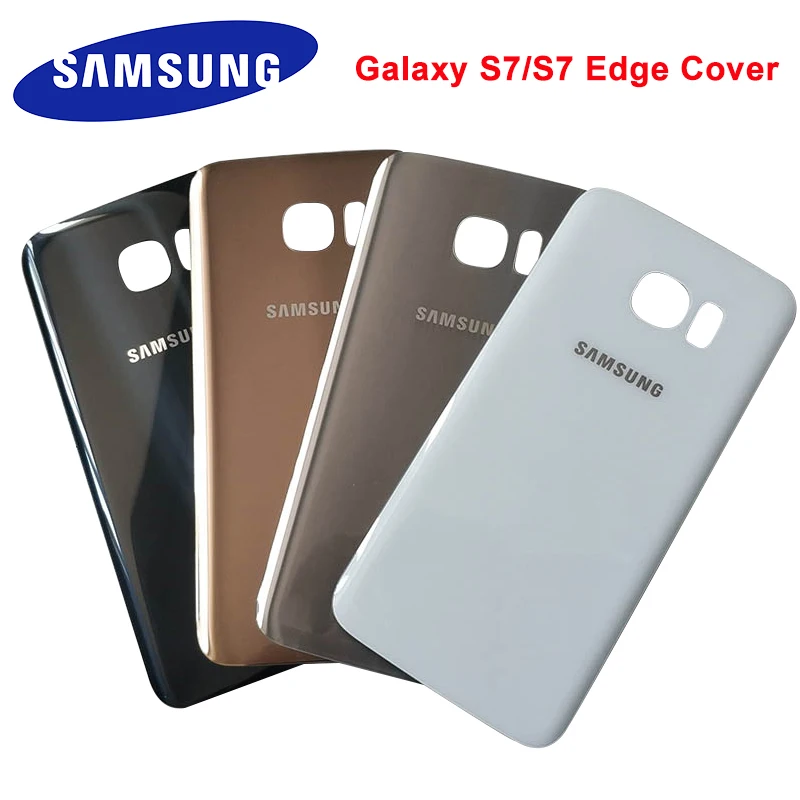 Samsung Galaxy S7 G930F/S7 EDGE G935F Задняя стеклянная крышка батареи Дверь Корпус чехол samsung S7Edge