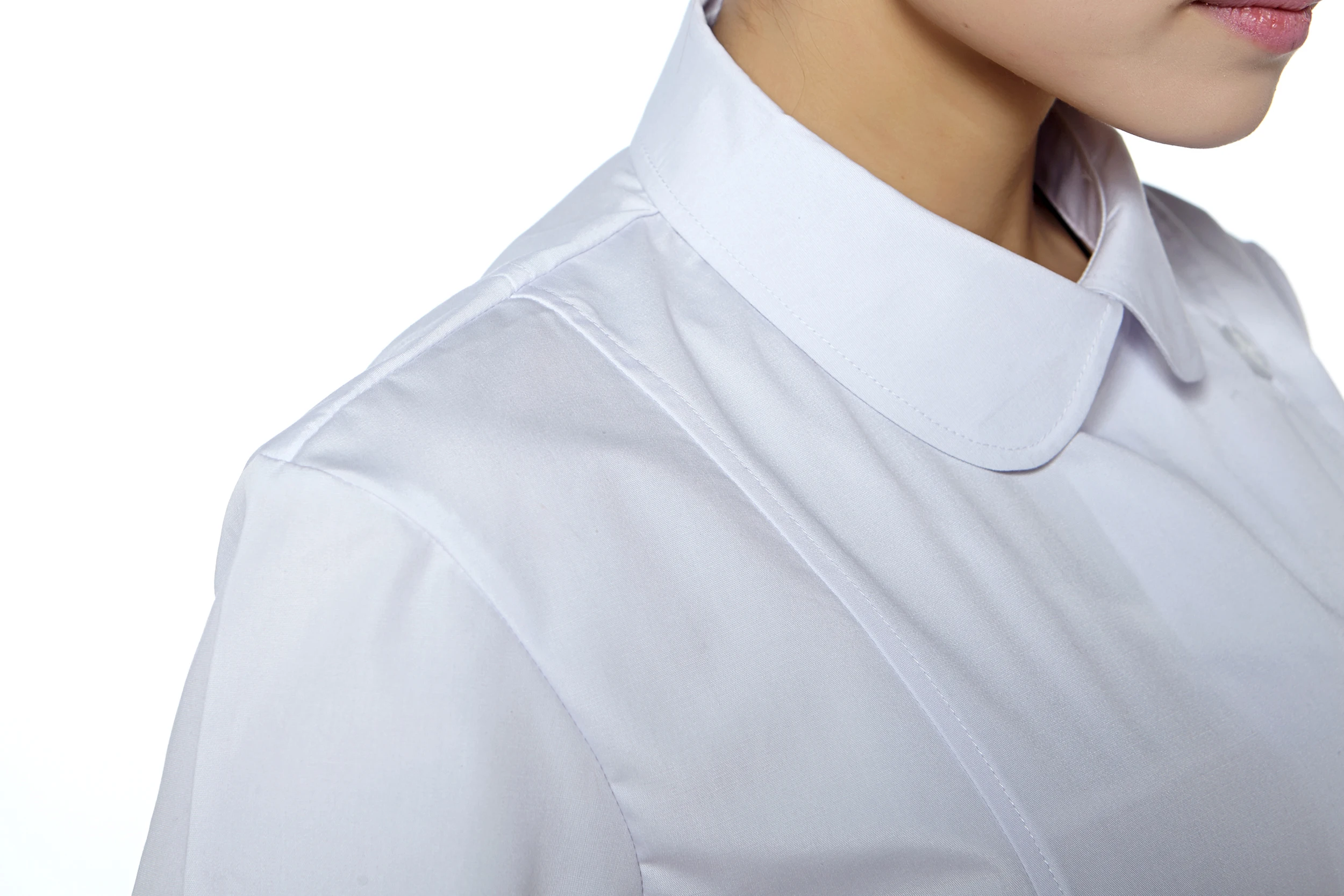 Белая форма медсестры топ брюки комплект с коротким рукавом Больничная униформа