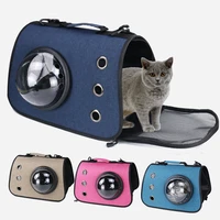 foldable breathable carrier portable for cat bag for outing messenger pet bag one shoulder cat transport cage outdoor house