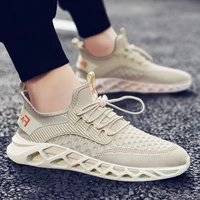 new outdoor man jogging walking sports shoes free running for men hard wearing lace up athietic breathable gym mens sneakers re