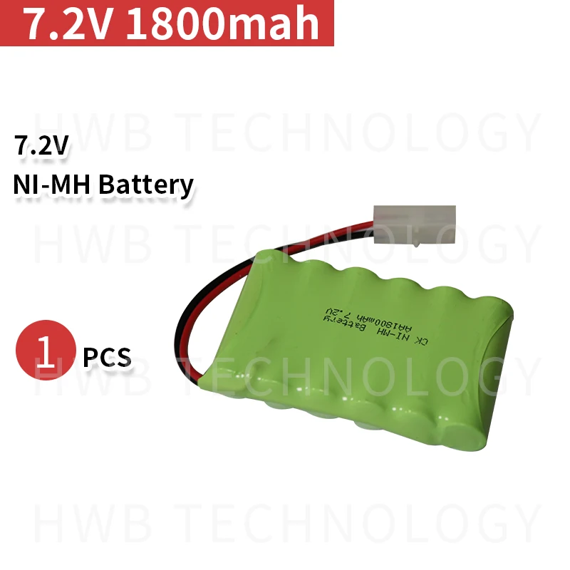 1X абсолютно новый 7.2в AA 1800mAh Ni MH аккумулятор бесплатная доставка|rechargeable battery|battery