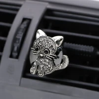 car aroma diffuser car air vent perfume air conditioner adornment clip auto outlet air freshener diamond kittens molding