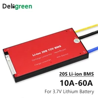 20s 30a 40a 50a 60a pcmpcbbms for 60v 72v lithium battery pack for electric bicycle and scooter and toolsback upsolar energy