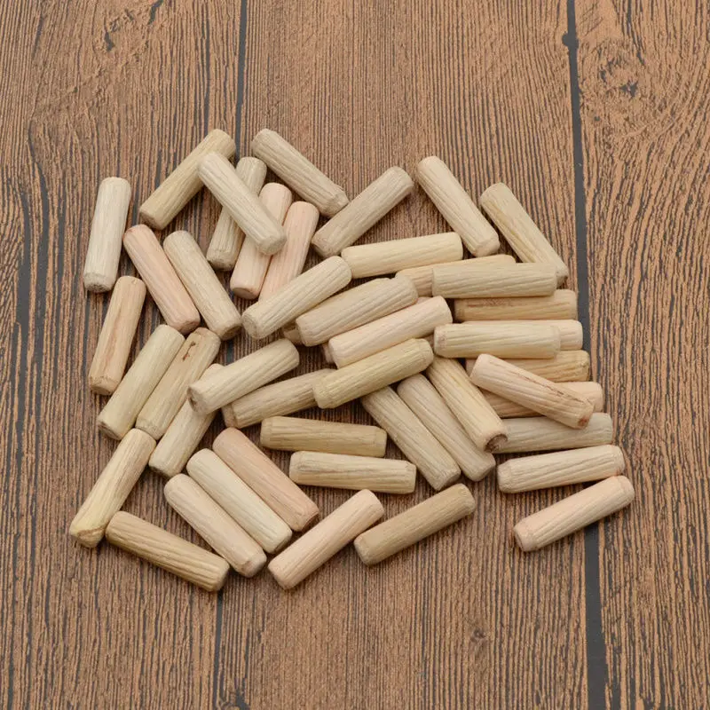 Деревообрабатывающий набор для зажима Круглый рифленый деревянный штекер