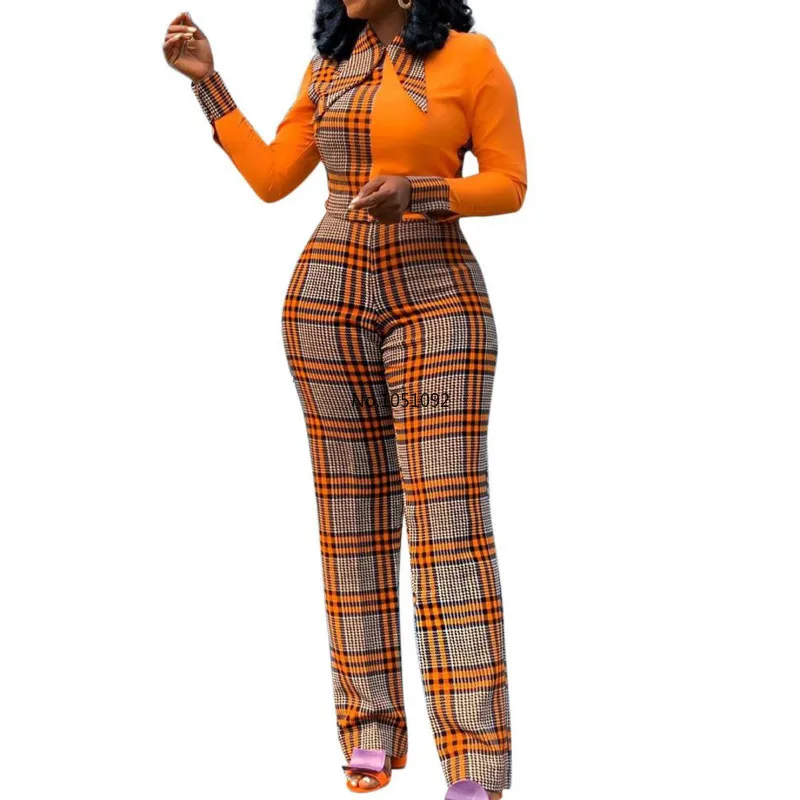 2020 Весна High end размера плюс в винтажном стиле Комфортные клетчатые Лоскутная