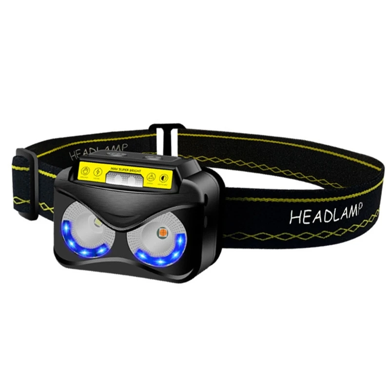 

Super Bright Outdoor Working Headlamps Lightweight Waterproof LED Head Torch USB