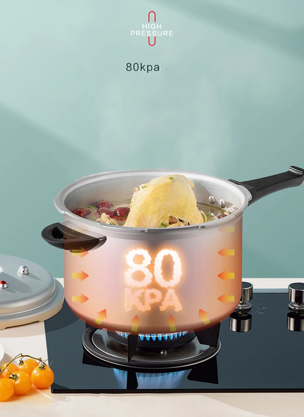 Скороварка Ресторан отеля Взрывозащищенная скороварка суповая кастрюля