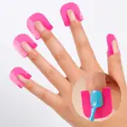 Горячее искусство ногтей наборы для женщин 26 шт гель для ногтей модель клипса маникюрный край клей перелив предотвратить инструмент портативный TSLM1