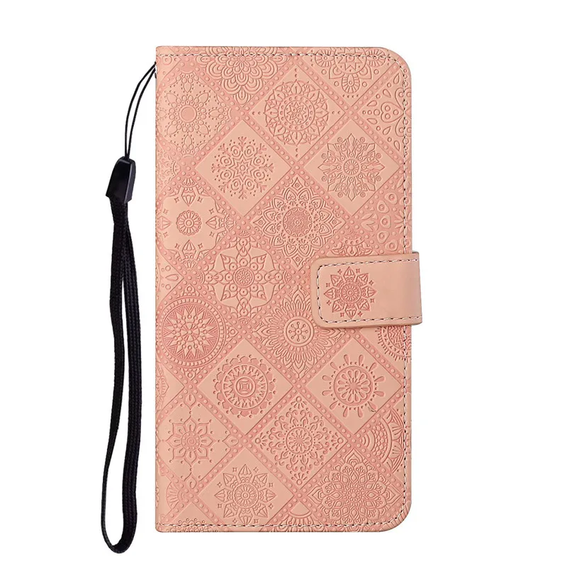 

New Style Redmi Note 9 Pro Case Leather Wallet On For Coque Xiaomi Redmi Note 9Pro Note9 Pro Max Flip Stand Floral Embossed Phon