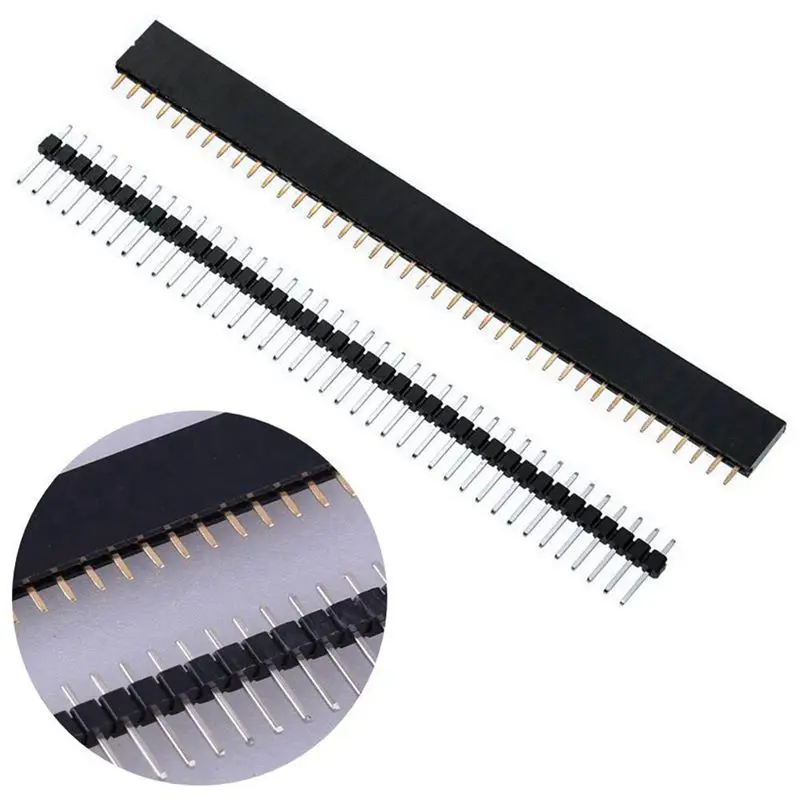 

30 Pcs Double Sided PCB Board Prototype Kit 4 Sizes Circuit Board with 20 Pcs 40 Pin 2.54mm Male and Female Header Connector for