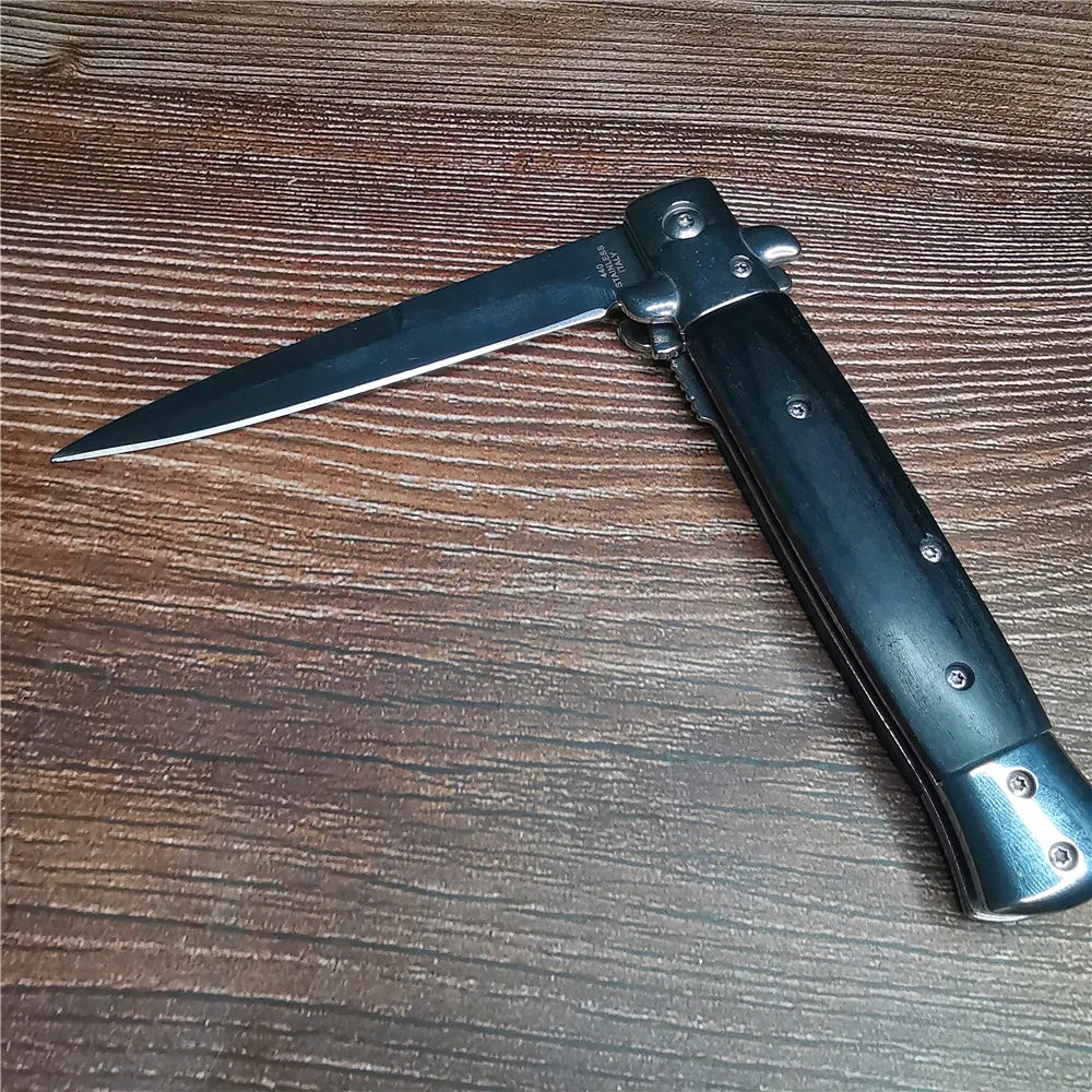 Складной нож 9CR18MOV быстрооткрывающийся портативный тактический карманный Клинок