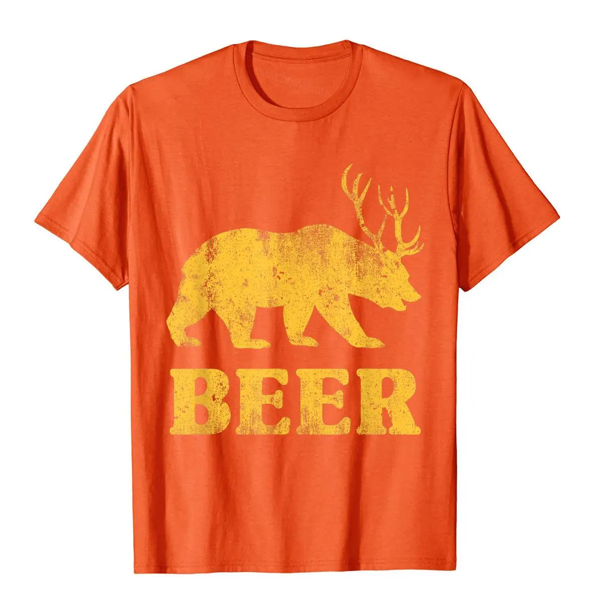 Забавная Мужская футболка в стиле хип-хоп с медведем и оленем для отдыха