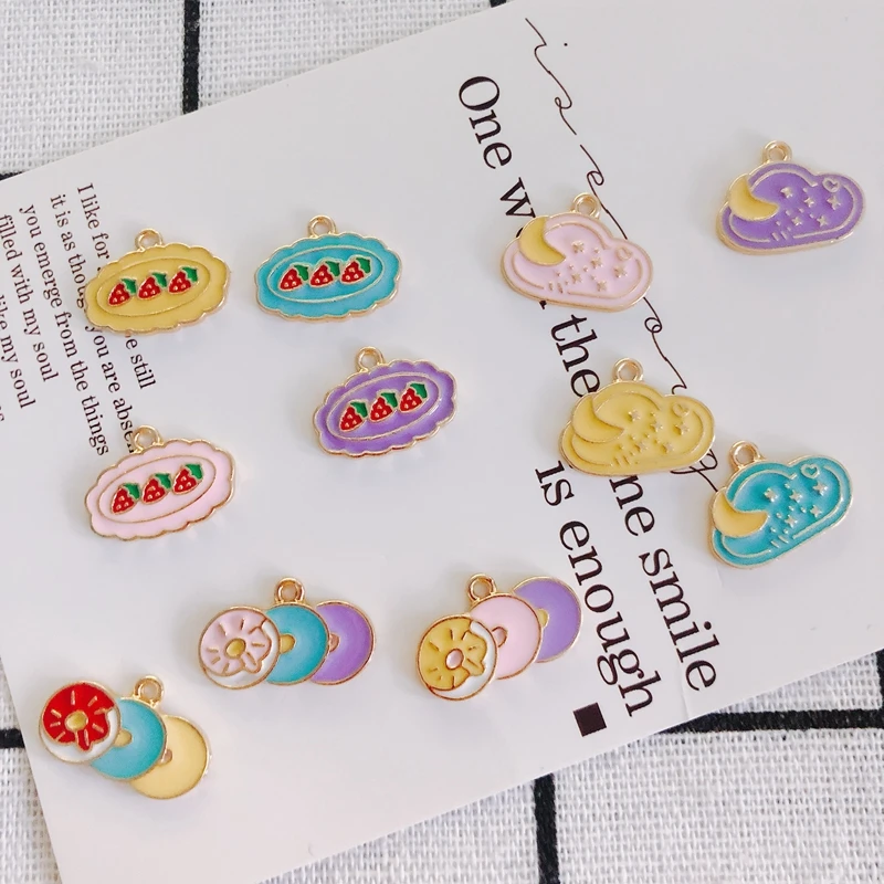 

DIY Jewelry Accessories Cartoon Cute Dessert Cloud Pendant Necklace Bracelet Jewelry Accessories