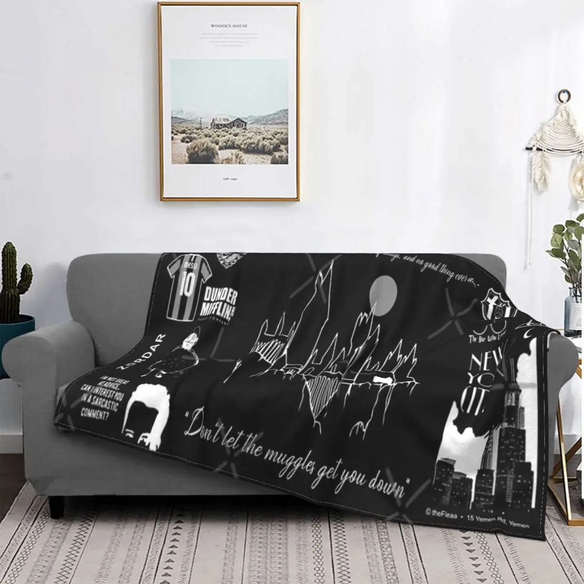 

Sid Mat-Manta a cuadros para cama, edredón, colchas, ropa de cama y fundas