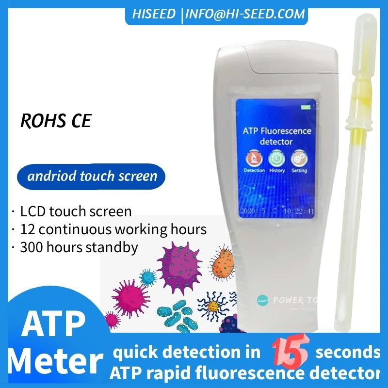 

ATP Fluorescence Detector Microbial Food Residue Bacteria Hand-Held Surface Cleanliness Catering