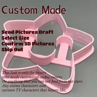 n0000 custom made 3d printed cookie cutters stamp business logo