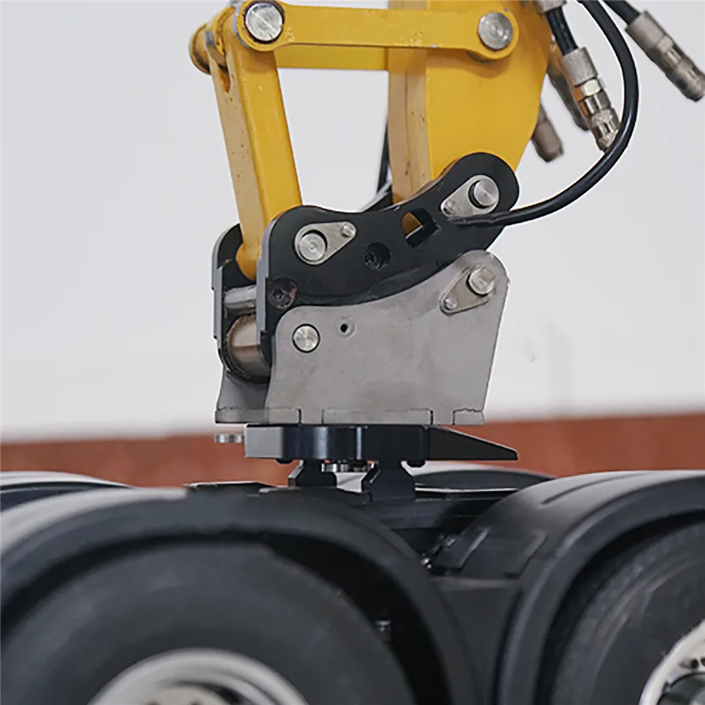 

For 1/14 Excavator Track Trailer Towing Wheels Set & Grinding Disc Fixed Part Excavator Quick Disassembly Tool Accessories