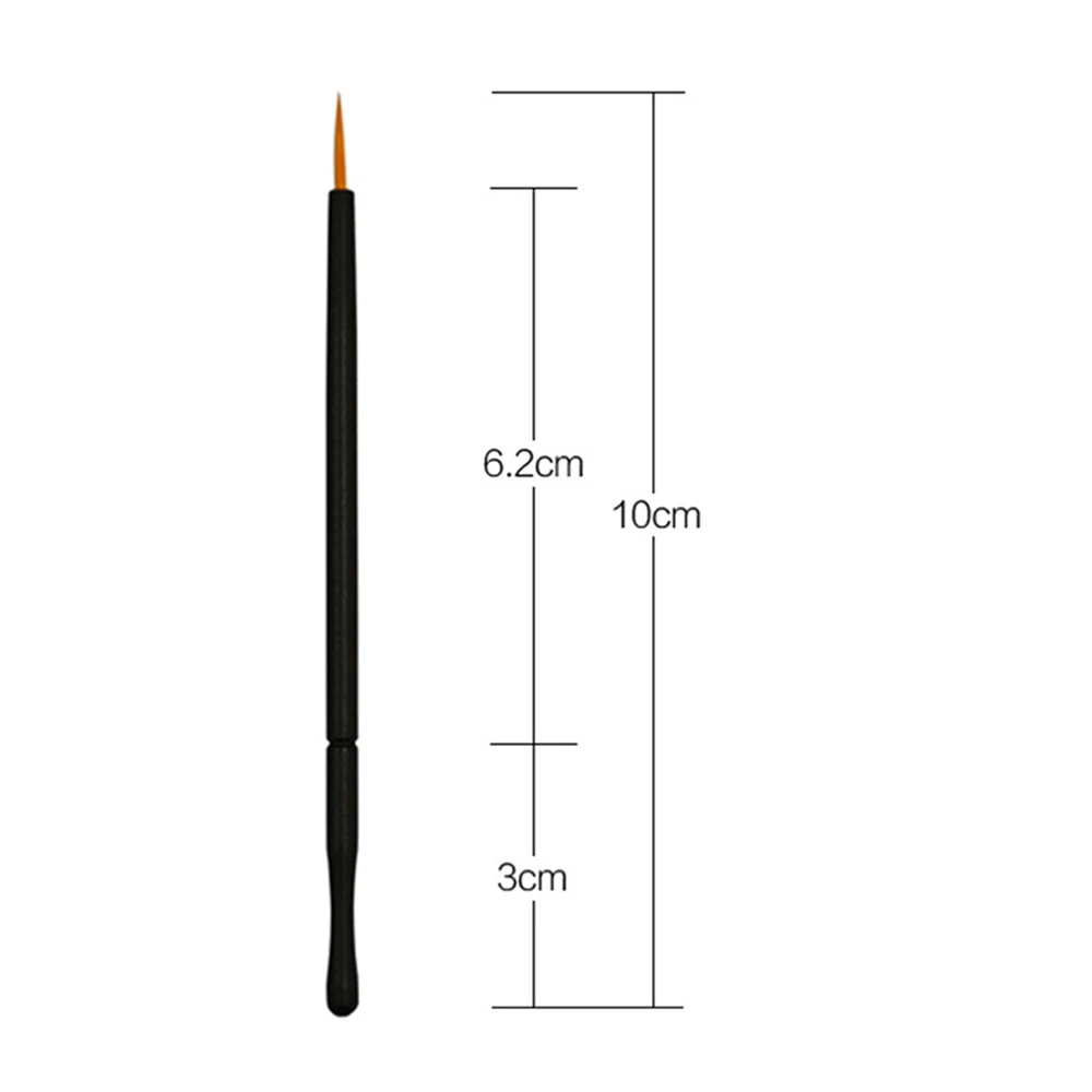 50 шт одноразовые подводка для глаз кисти отдельных аппликатор сверхтонкого