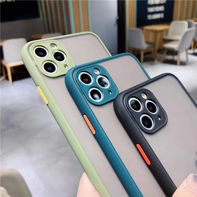 Матовый Прозрачный чехол для телефона Apple iPhone X XR XS 11 Pro Max 8 7 6S 6 Plus мягкий ТПУ