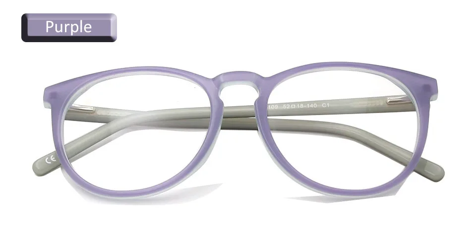 eyeglass frame pu Роскошные оптические очки Женская оправа очки винтажные ацетатные круглые очки оправа для женщин Близорукость Пресбиопия очки - Цвет оправы: eyeglass frame pu