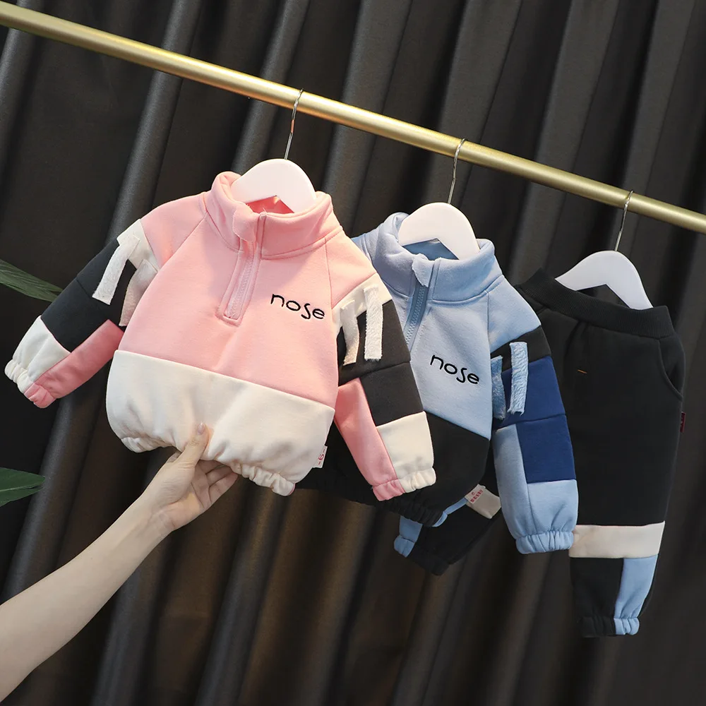 Детский спортивный костюм из двух предметов на осень/зиму|Комплекты одежды для