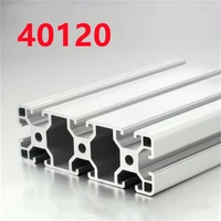 1pcslot 40120 aluminum profile extrusion 100mm 500mm length linear rail 200mm 400mm 500mm for diy 3d printer workbench cnc
