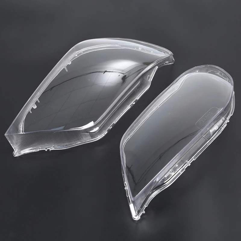 1 пара автомобильная левая и правая Прозрачная крышка для линз передних фар