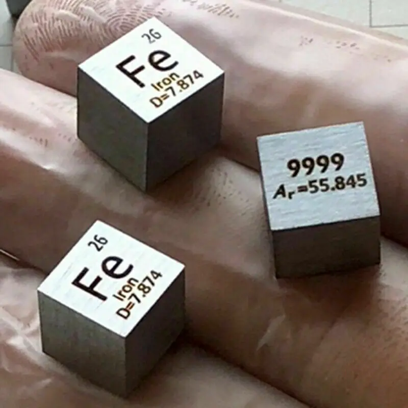 

Fe Eisen Metall 10mm Dichte Wrfel 99,99% Hohe Reinheit Element Periodensystem