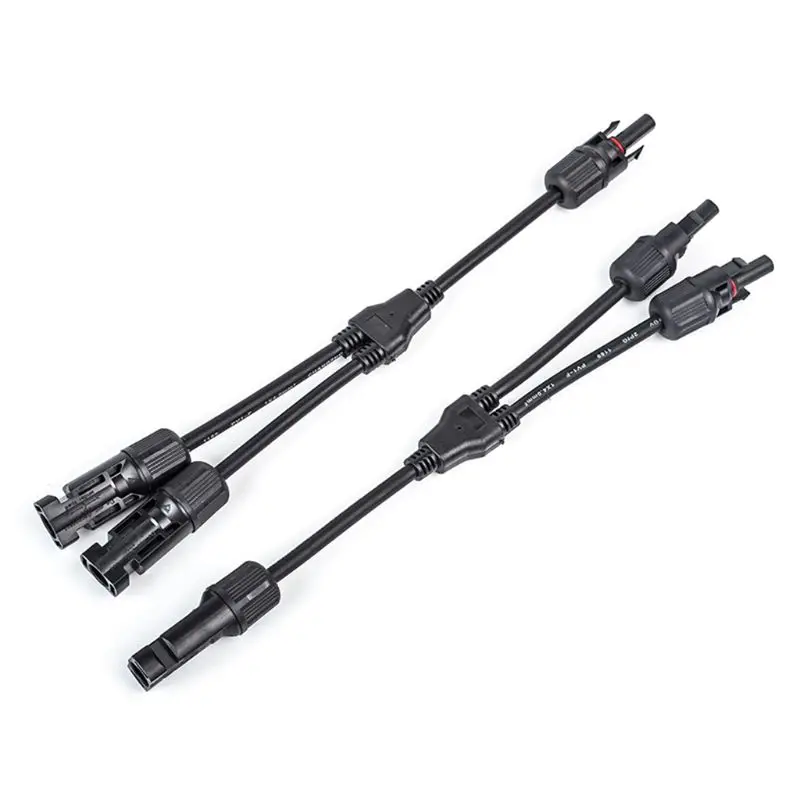 1 пара соединительный кабель Электрический Солнечный Панель провод