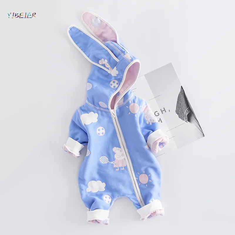 Хлопковый комбинезон Bebe Ropa Invierno для новорожденных боди младенцев маленьких