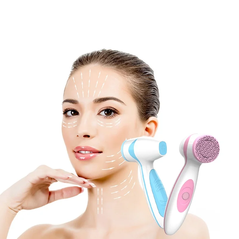 Электрическая вращающаяся щетка для очищения лица ультразвуковой очиститель