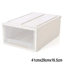 Drawer Type Shoe Box Thickened Transparent Foldable Shoe Storage Box Save Space Plastic Organizers J99Store