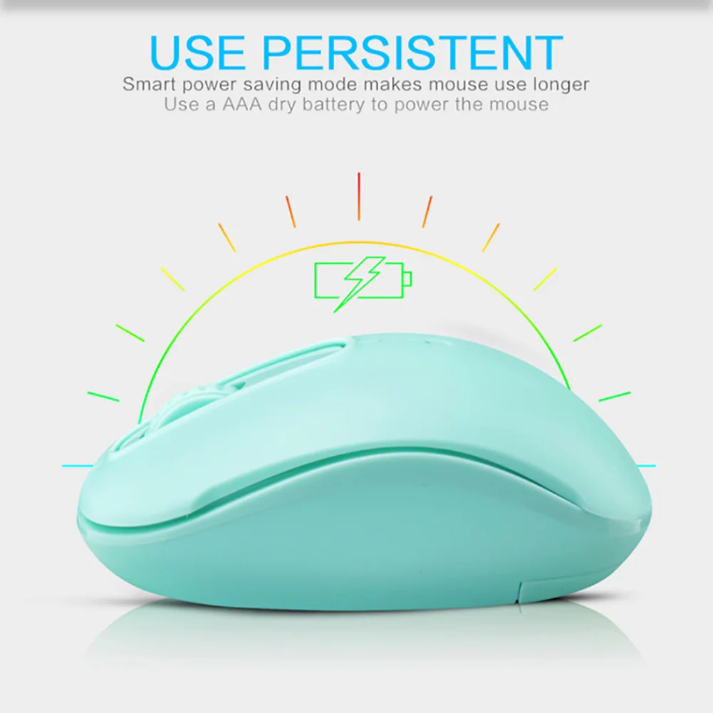Портативная беспроводная оптическая мышь 800 точек/дюйм 2 4 ГГц | Компьютеры и офис