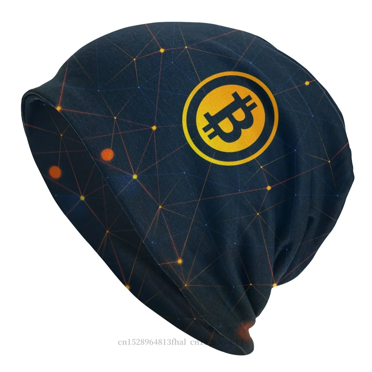 

Bitcoin Virtual Encrypted Digital Currency Fashion Hats Point Bonnet Hipster Skullies Beanies Caps