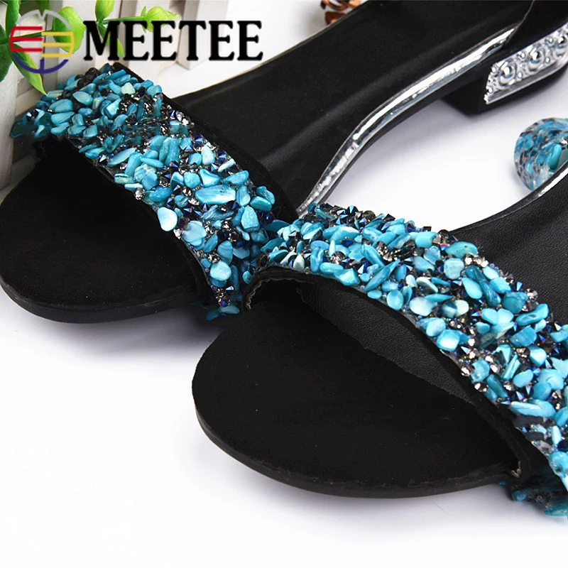 

2meters Meetee 2cm Colored Stone Shell Hot Rhinestone Band DIY Handmade Bags Clothing Footwear Hat Decor Accessories DY401