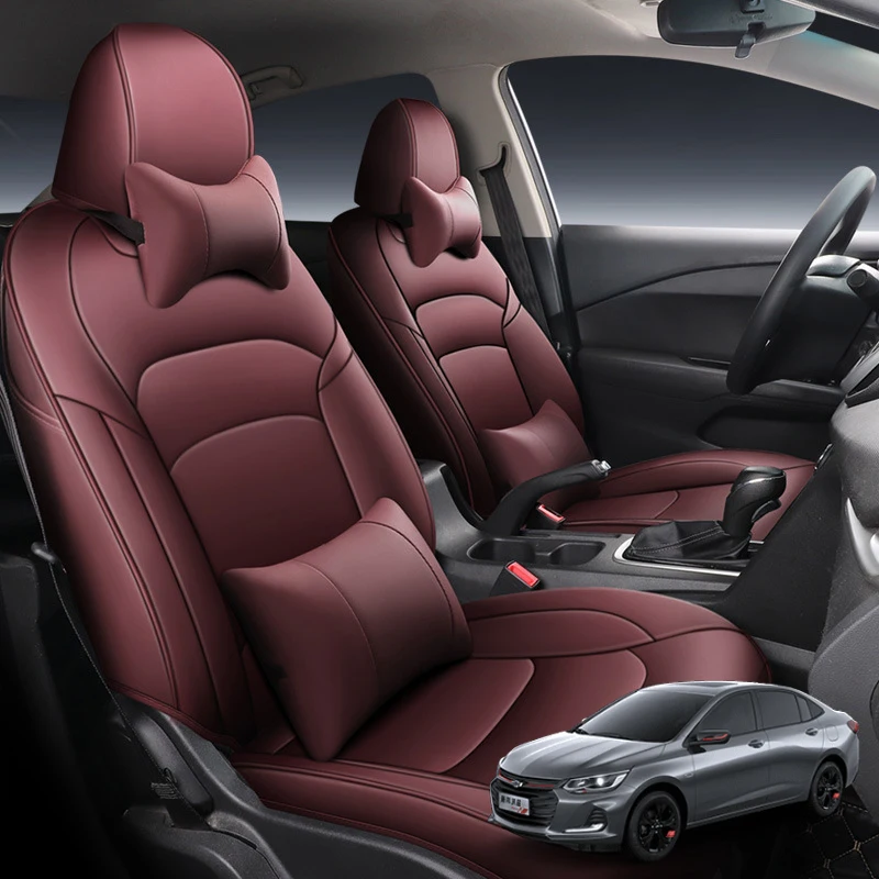 

Fashion Car styling Custom fit Car Seat Covers For Chevrolet onix cavalier 2016 2017 2018 2019 years leather protective 1 sets