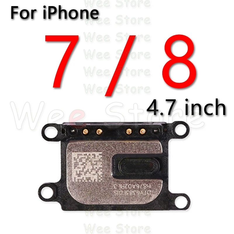 For iPhone 7 Верхний наушник гибкий для iPhone 6 6s 7 8 Plus 5 5S SE телефон маленький наушник наушники Динамик гибкий кабель - Цвет: For iPhone 7