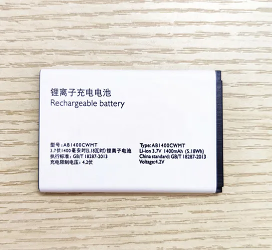 Новый перезаряжаемый литий-ионный полимерный аккумулятор 1400 мАч AB1400CWMT для