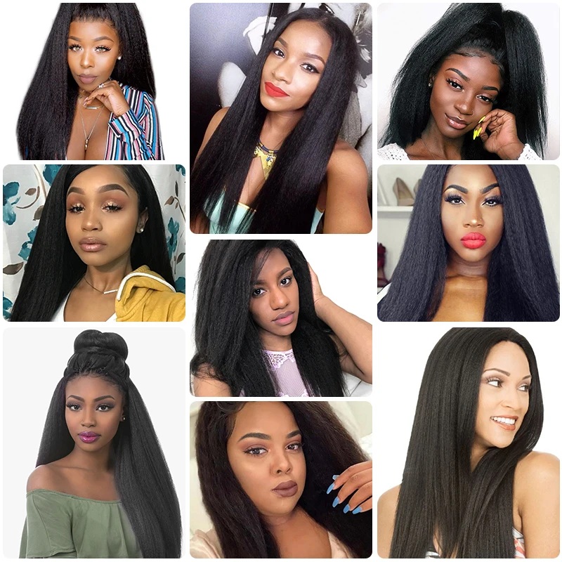 

20 Inch Brazilian Yaki Straight Swiss Lace Closure For Black Women Pre-Plucked 4x4 Lace Closure Remy Human Hair with Baby Hair
