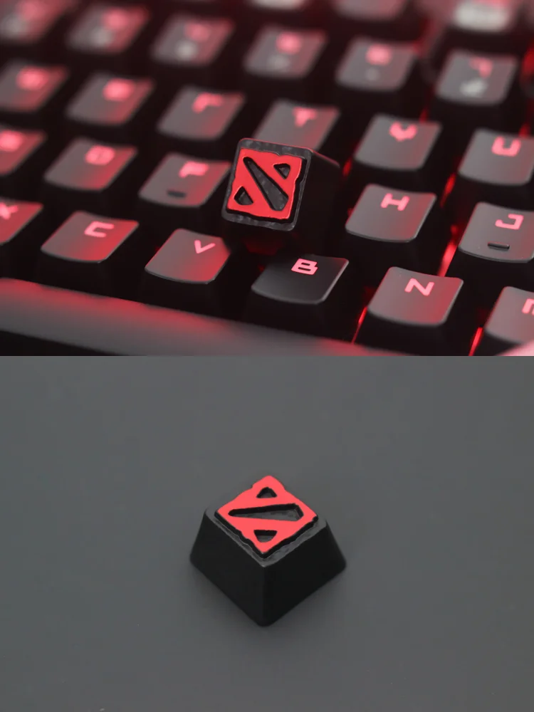 KeyStone Keycap 1 шт. DOTA2 тема алюминиевый сплав металлические механические клавиатуры