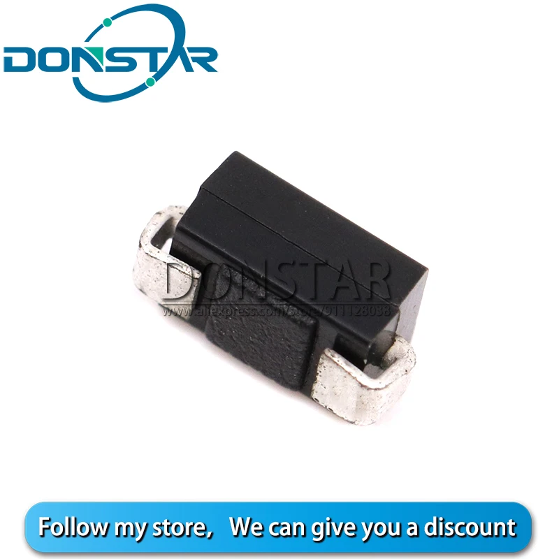 100 шт выпрямительный диод RS2M DO-214 FR207 DO-214AC SMA SMD | Электронные компоненты и