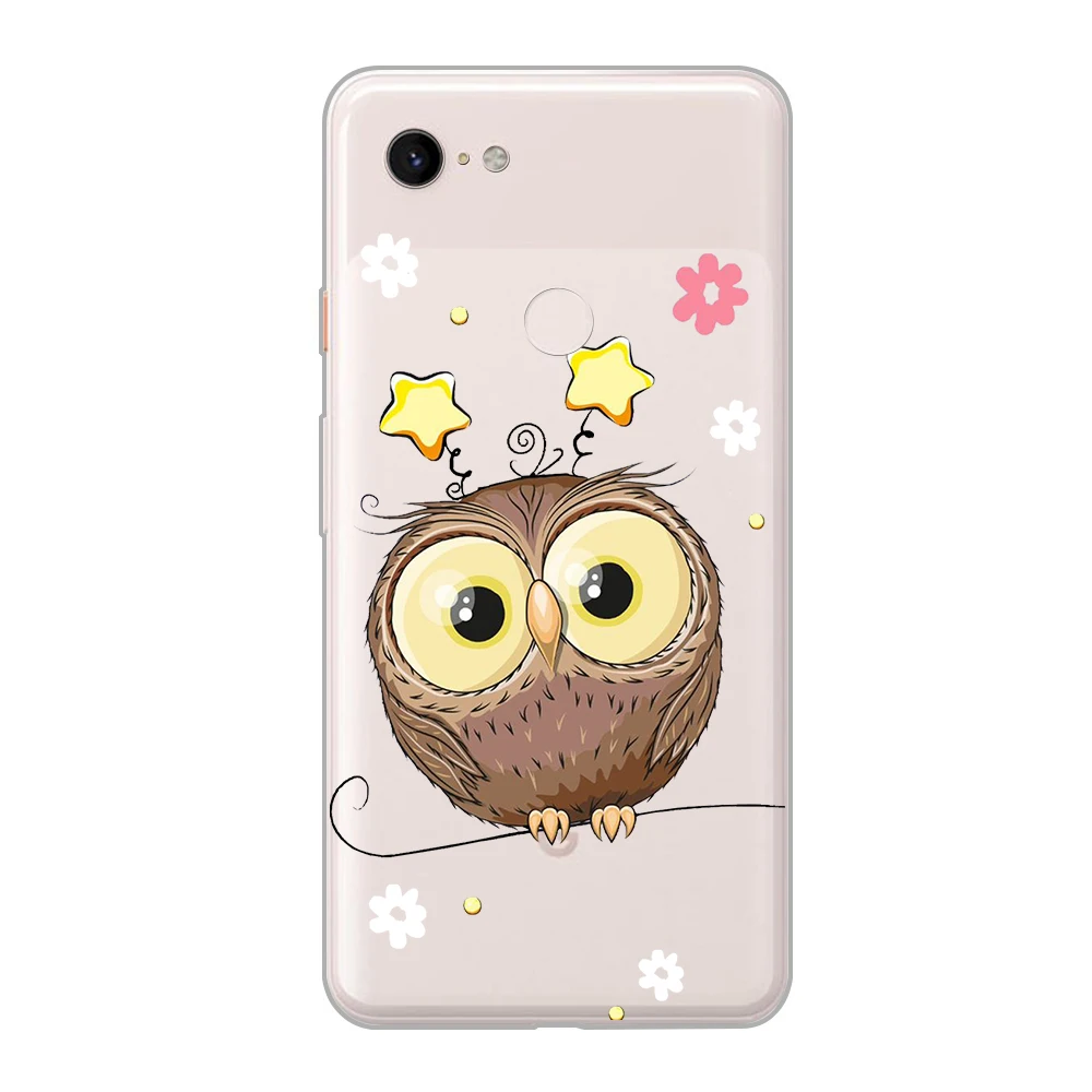 Ciciber милые мультяшные животные сова телефонные чехлы для Google Pixel 3 2 XL мягкая