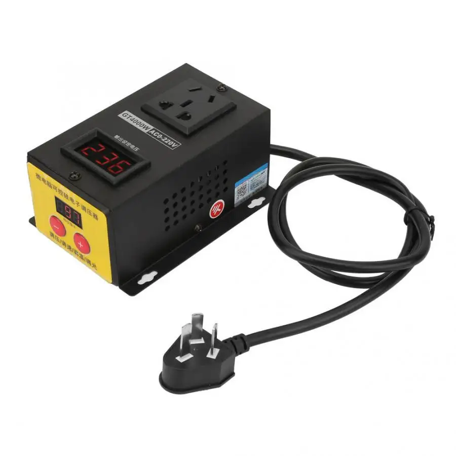 Регулятор напряжения 4000 Вт высокоточный Регулируемый тиристор электронный